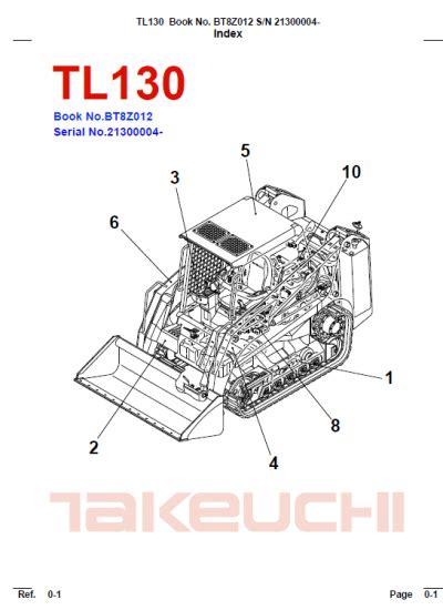 takeuchi tl130 compact track loader|takeuchi tl130 owners manual pdf.